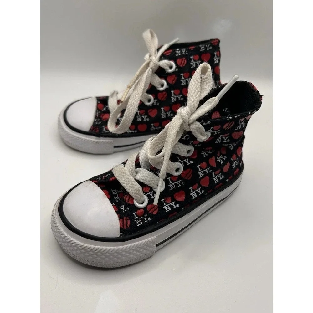 Converse‎ Chuck Taylor All Star I Love NY High Top Toddler Sneakers Size 5